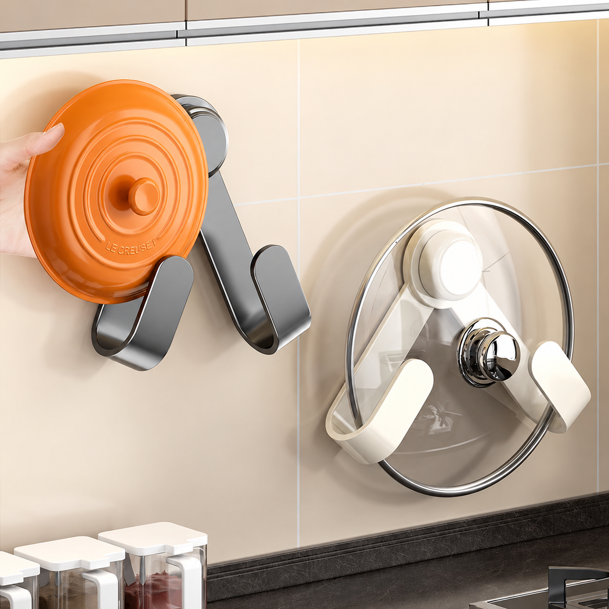 Wall-Mounted Kitchen Utility Hook