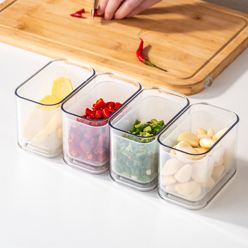 Compact Garlic & Ingredient Storage Container