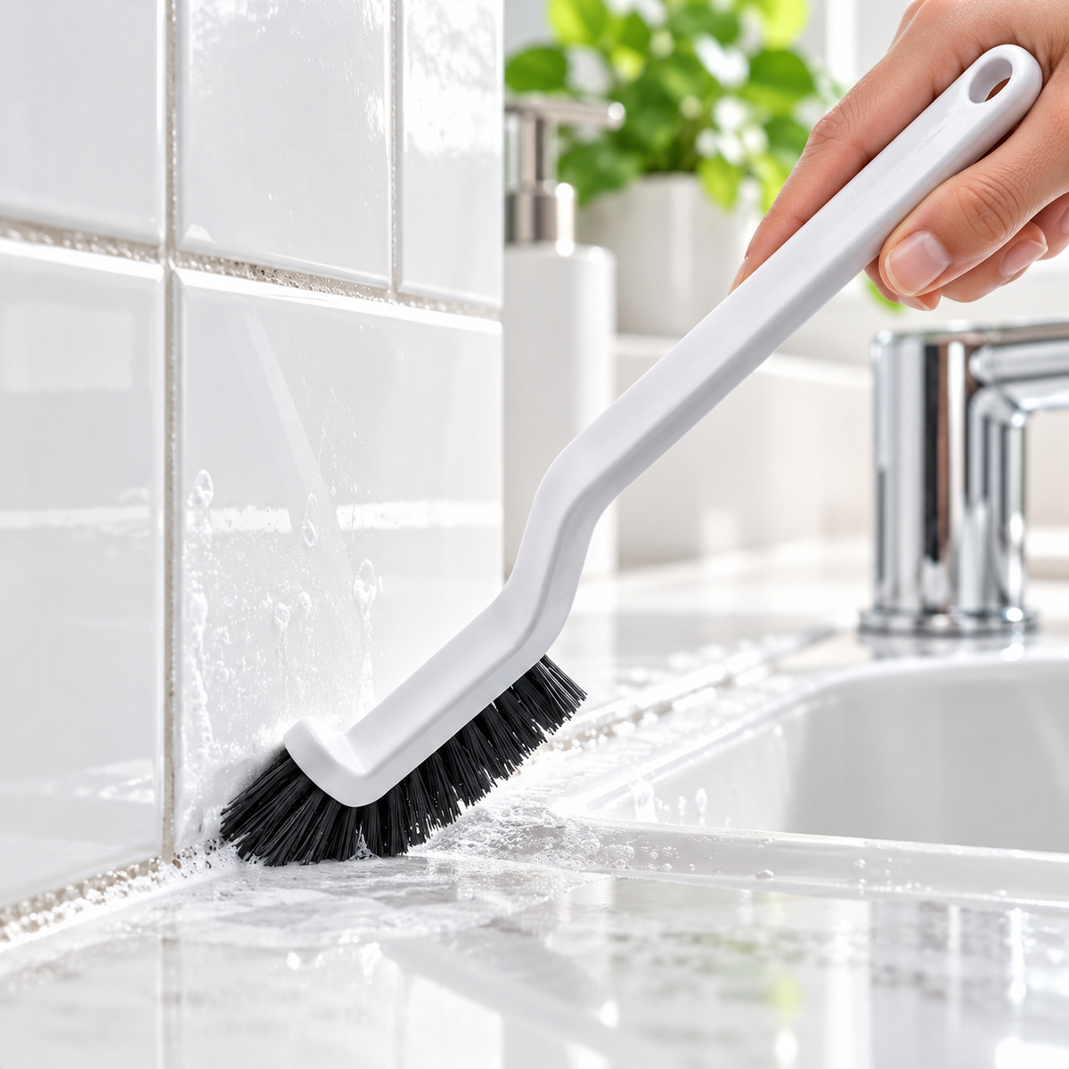 Long-Handle Crevice Cleaning Brush