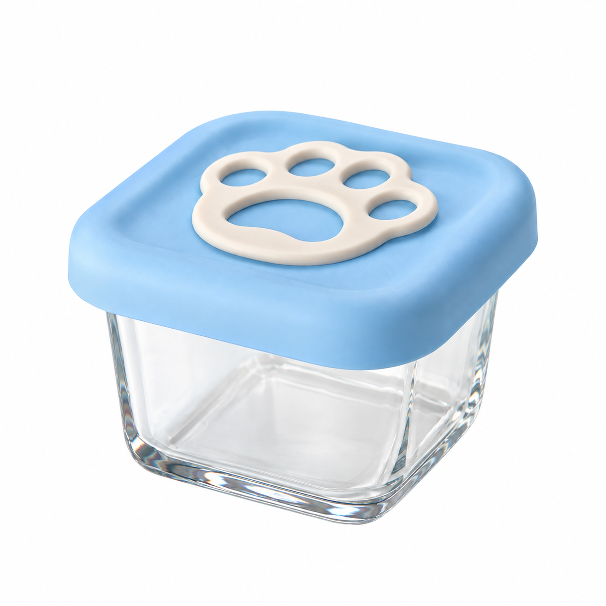 Paw-Print Portion Food Storage Bowl